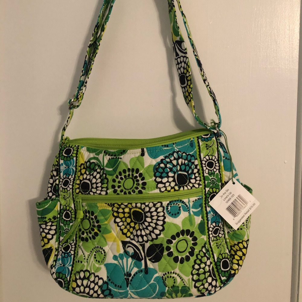 Vera Bradley On-the-Go Bag - Limes Up!